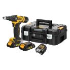 18V/2x2.0Ah XR szénkefe nélküli 4.8mm-es szegecshúzó G-osztály (DeWALT DCF403D2GT-QW)