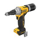 18V XR szénkefe nélküli 4.8-6.4 mm-es szegecshúzó – tartozékok nélkül (DeWALT DCF414NT-XJ)