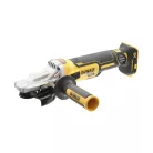 18V Akkumulátoros kefe nélküli lapos sarokcsiszoló 125mm (DeWALT DCG405FN-XJ) 