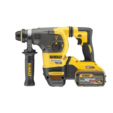 Fúró-vésőkalapács 54V 2 db 9Ah akkumulátorral és töltővel TSTAK kofferben (DeWALT DCH333X2-QW) 
