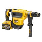 18V/2x9Ah 54V Akkumulátoros Fúró-Vésőkalapács Szénkefementes, SDS-Max Kofferben (DeWALT DCH614X2-QW) 