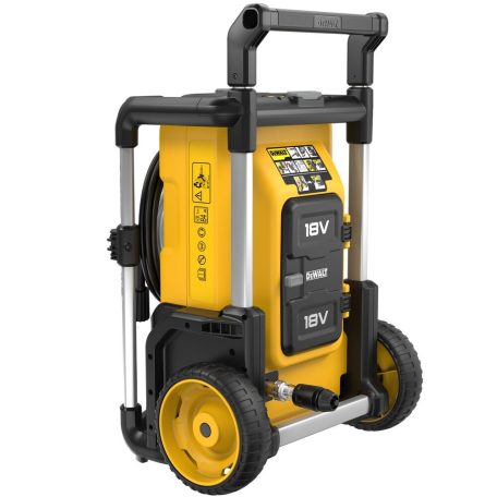 2×18V XR vezeték nélküli magasnyomású mosó (DeWALT DCMPW1600N-XJ) 
