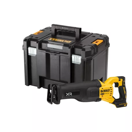 54V Akkumulátoros Orrfűrész, akku-töltő nélkül +TSTAK (DeWALT DCS386NT-XJ) 