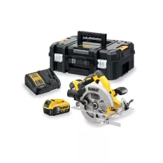   18V/2x5.0Ah XR Kefe Nélküli Körfűrész, 184mm készletben (DeWALT DCS570P2-QW)