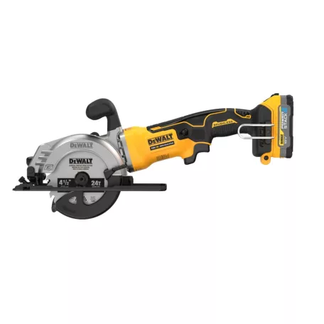 18V, 1x1,7 Ah Kézi körfűrész 115 mm TSTAK kofferben (DeWALT DCS571E1T-XJ) 