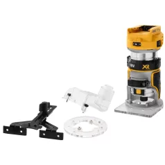   18V Akkumulátoros felsőmaró, 8mm (akku és töltő nélkül) (DeWALT DCW600N-XJ)