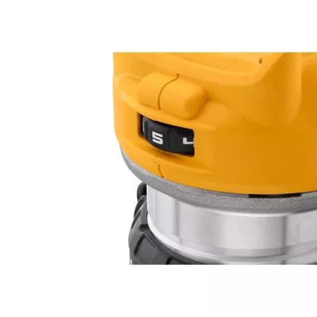18V Akkumulátoros felsőmaró, 8mm (akku és töltő nélkül) (DeWALT DCW600N-XJ)