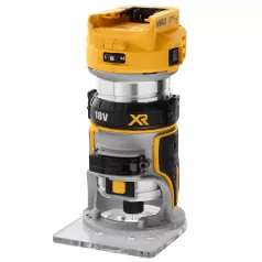   18V/2x5Ah Akkumulátoros felsőmaró szett, 8mm TSTAK (DeWALT DCW604P2-QW)