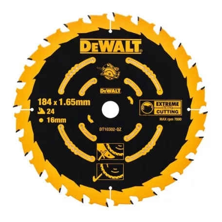 Körfűrészlap 184x16mm 24 fog FA (DeWALT DT10302-QZ)