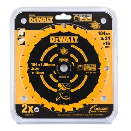 Körfűrészlap 184x16mm 24 fog FA (DeWALT DT10302-QZ)