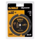 EXTREME Gyémánt Körfűrész penge 115mm 4T PCD (DeWALT DT20421-QZ)