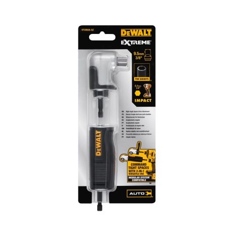 Sarokfúró tokmány adapter, Bit - 3/8" (DeWALT DT20505-QZ)