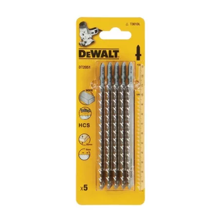 Dekopírfűrészlap 5 db/cs, 100×73×2,5mm Bosch kód: T101BR (DeWALT DT2053-QZ)