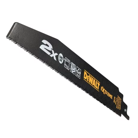 228 mm 2 × orrfűrészlap általános célú 10TPI 5 db (DeWALT DT2308L-QZ)