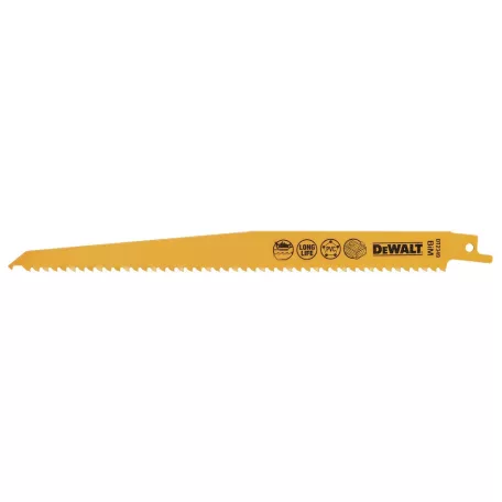 BI-METÁL Favágó kardfűrészlap 228mm - 5 db/csomag (DeWALT DT2349-QZ)