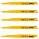 BI-METÁL Favágó kardfűrészlap 228mm - 5 db/csomag (DeWALT DT2349-QZ)