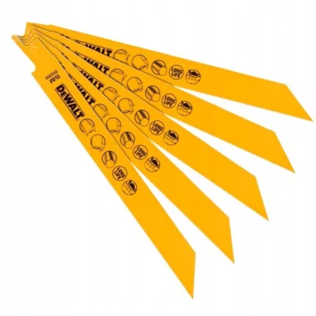 BI-METÁL Fémvágó kobalt kardfűrészlap 203mm - 5 db/cs (DeWALT DT2354-QZ)