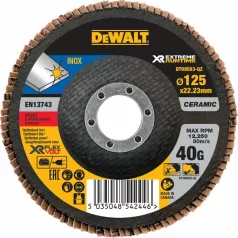   Lamellás csiszolókorong 125mmx22.23x40mm (DeWALT DT30602-QZ)