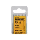 Csavarozóbetét, Torsion, PH1, 50mm, 5db/cs (DeWALT DT7245-QZ)