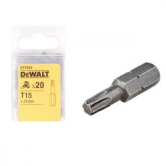   Csavarozóbetét, TORX, T15, 25mm, 20db/cs (DeWALT DT7265-QZ)