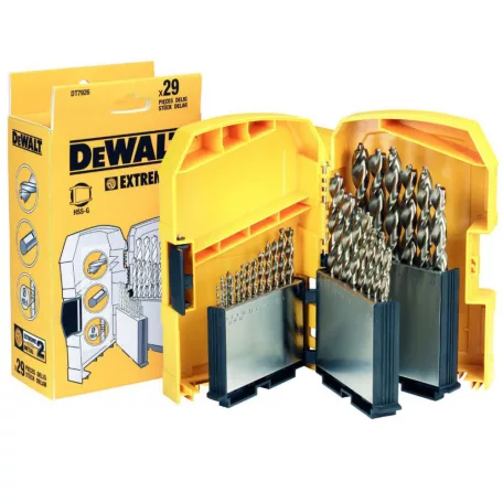 EXTREME Fémfúrószár készlet, 29db-os (DeWALT DT7926-XJ)
