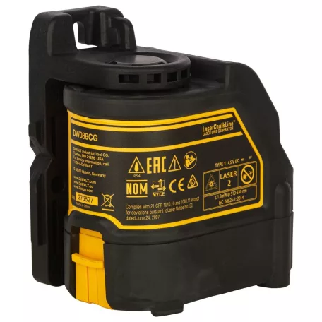 Keresztszálas vonallézer kofferben (zöld) (DeWALT DW088CG-XJ) 