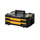 TSTAK IV Szortimenter 2 fiókkal 440x176x314.2mm 8L-es (DeWALT DWST1-70706) 