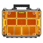 TSTAK V, Átlátszó fedelű szervezhető cserélhető tároló rekeszekkel (DeWALT DWST82968-1)