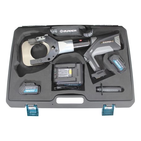Akkumulátoros kábelvágó (12T/Ø105mm) 18V/2x5.0Ah (ZUPPER EB-105)