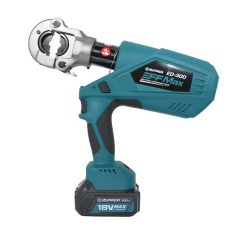   Akkumulátoros kábelsaru prés, krimpelő (6T / 16-300mm2) 18V/2x4.0Ah (ZUPPER ED-300)