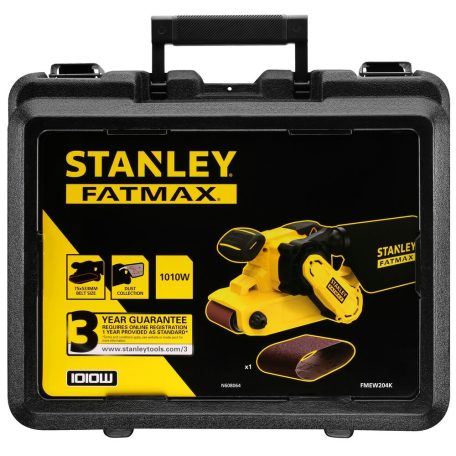 1010W FATMAX Szalagcsiszoló kofferben (STANLEY FMEW204K-QS) 