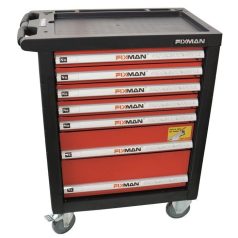   Műhelykocsi, 7 fiókos, 958×766×465mm, 260kg (FIXMAN FX-F1RP7B)