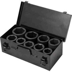   1" Gépi Dugókulcs 9db-os készlet (1"-2" L: 80-90mm) (JQ-80-1-9set-SAE)