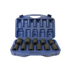   3/4" Gépi Dugókulcs 11db-os készlet (13/16"-1.5/8", L: 80mm) SAE (JQ-80-34-11set-SAE)