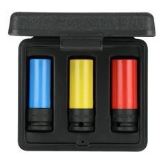   1/2" Gépi Dugókulcs 3db-os Készlet (L: 85mm, 17-19-21mm) (JQ-90-12-3set)