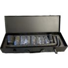 3/4" Gépi Dugókulcs 10db-os Készlet (L: 90mm, 17-41mm+3/4" L-hajtószár) (JQ-90-34-10set)