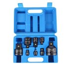 Gépi Dugókulcs Átalakító készlet 8db (1/4"-1"; L:26-78mm) (JQ-DPTR-8set)