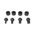Hidraulikus gyűjtősín lyukasztó, fekete (50 T, 16-25 mm) kettős működésű (M-80-B)