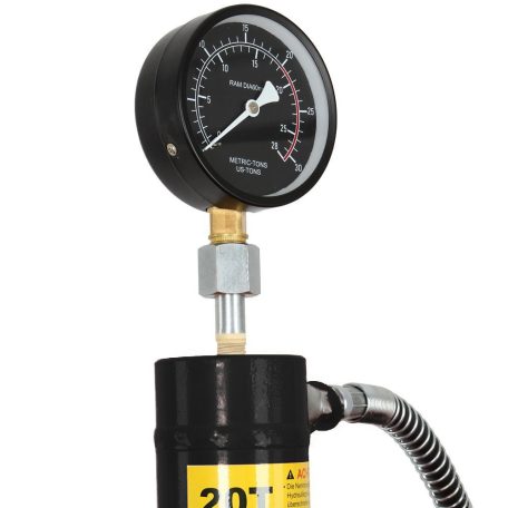 20T Hidraulikus műhelyprés, elektromos tápegységgel, mérőórával (SP20-1E)