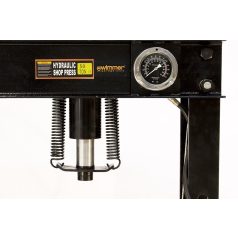   50T Hidraulikus műhelyprés külső duplapumpás tápegységgel, mérőórával (SP50-1)