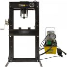 50T Hidraulikus műhelyprés, elektromos tápegységgel, mérőórával (WIMMER SP50E)