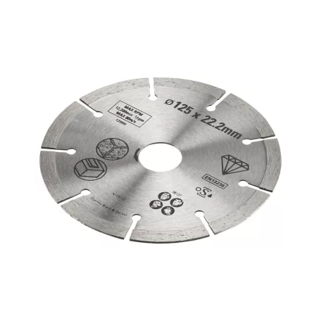 Gyémánt vágókorong kőhöz és téglához, 125x22,2 mm (STANLEY STA38137-XJ)