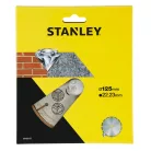 Gyémánt vágókorong kőhöz és téglához, 125x22,2 mm (STANLEY STA38137-XJ)