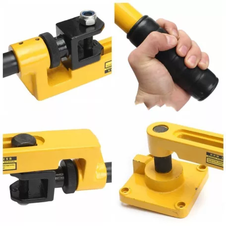 Mechanikus kézi csőhajlító (3/8"-1"; 10-25mm) Fa dobozban! (W-25S_WB)