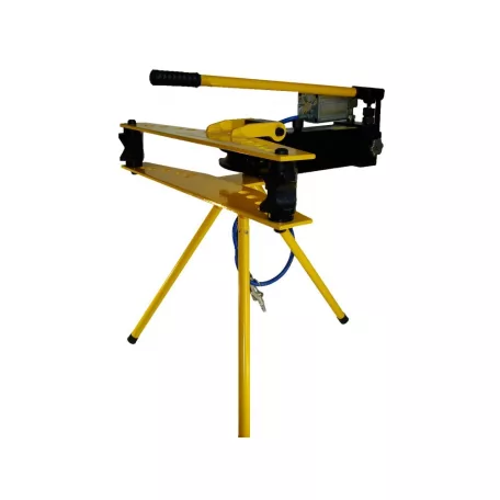 Hidraulikus csőhajlító, beépített sűrített levegős és kézi tápegységgel, állványos, 30T (1/2" - 3"; 22-90mm) (W-3Q)