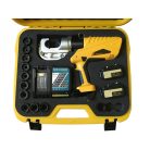 Akkumulátoros kábelsaru prés, krimpelő (12T/16-400mm2, C-fej) 18V/2x4.0Ah (YD-400E)