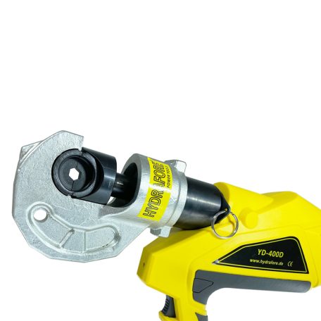 Akkumulátoros kábelsaru prés, krimpelő (12T/16-400mm2, C-fej), 2x18V/4.0Ah (YD-400L)