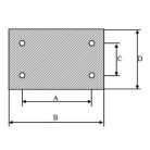 Hidraulikus kábelsaru prés fej (11T, 50-400mm2) (YF-400F)