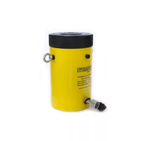 Egyszeres működésű biztosítóanyás hidraulikus munkahenger (100T, 150mm) (YG-100150LS)