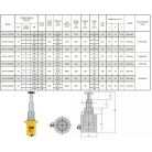 Teleszkópos hidraulikus munkahenger (15T, 300mm) (YG-15300D)